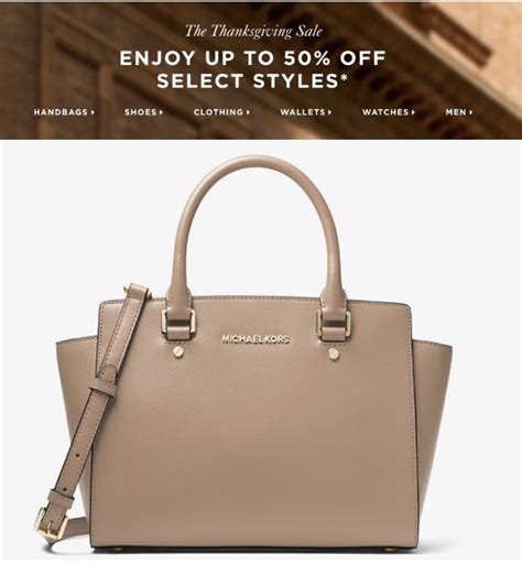 michael kors thanksgiving sale.